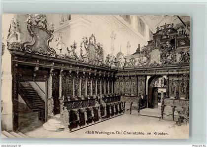 5430 Wettingen 1912 - Die Chorstühle im Kloster - 10196462