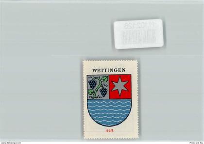 5430 Wettingen - Vignette Wappen Kaffee Hag ca 1920-1940 - 11102126