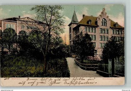5610 Wohlen AG Gebrauchsspuren 1908 Lithographie Schulhäuser - 13119679