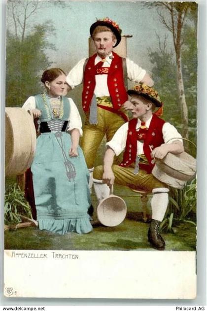 9050 Appenzell - Männer Frau Tracht - 39497476