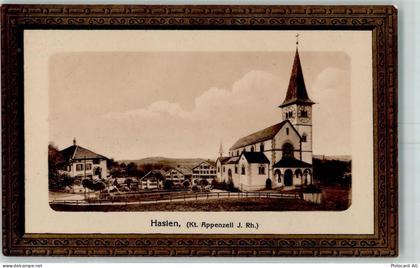 9054 Haslen AI 1910 Prägedruck Passepartout - 13236704