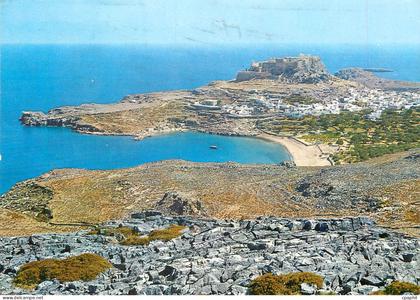 CPM Rhodes Lindos Vue Partielle et L'Acropole