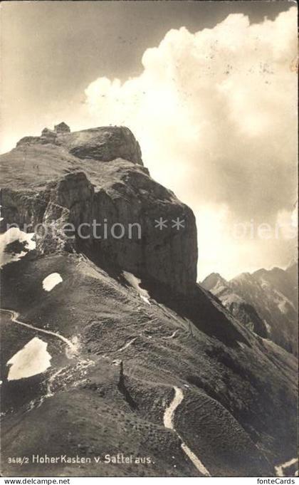 Hoher Kasten vom Sattel aus