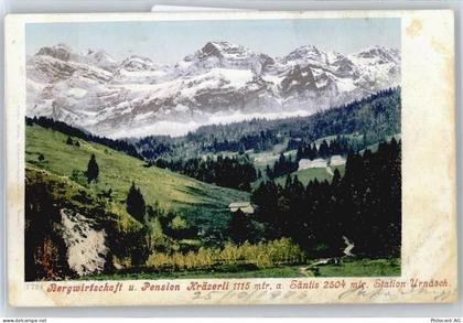 9107 Urnäsch Zürchersmühle - Pension Kräzerli AKU2 - 50687946