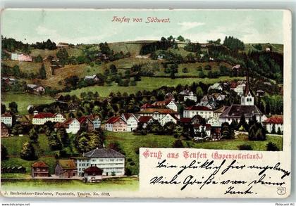 9053 Teufen AR 1901 - Teufen von Südwest - 13128193