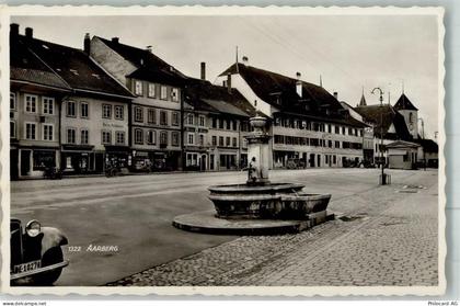 3270 Aarberg - Denkmal Brunnen Auto Geschäft - 38025675