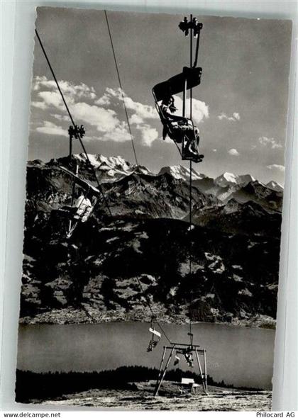 3803 Beatenberg Foto AK Seilbahn Beatenberg-Niederhorn - 38210350