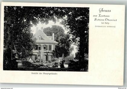 3123 Belp 1903 Foto AK Hotel Kurhaus Schloss Oberried - 10741602