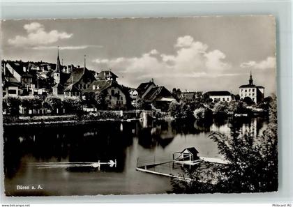 3294 Büren an der Aare - Die Aare und Schwäne - 10194446