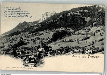 3762 Erlenbach im Simmental 1902 Foto AK - 38194356