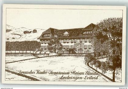 2533 Leubringen Evilard - Bernisches Kinder- Sanatorium Maison Blance - 13908475