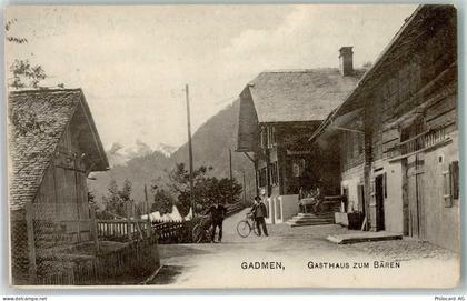 3863 Gadmen 1912 - Gasthaus zum Bären Fahrrad - 13256076
