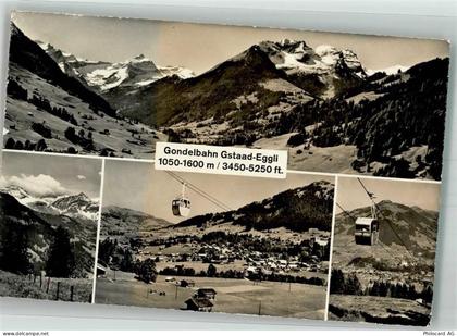 3780 Gstaad 1961 Foto AK Seilbahn Gstaad-Eggli - 38186220