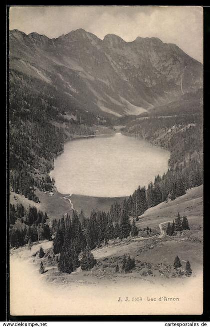 AK Gsteig bei Gstaad, Lac d`Arnon, Panorama