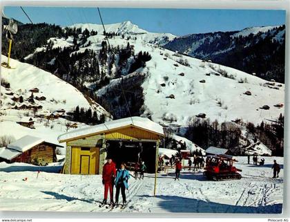 3804 Habkern 1985 Foto AK Seilbahn Skilift Habkern-Sattelegg Winter - 39979676