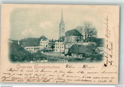 3360 Herzogenbuchsee 1909 Foto AK Kirche - 13993913