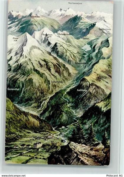 3718 Kandersteg - Gemmipass von Kandersteg aus - 12113346