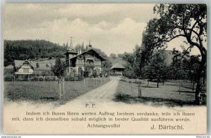 3432 Lützelflüh 1903 Foto AK Baumschule Bärtschi - 13581950
