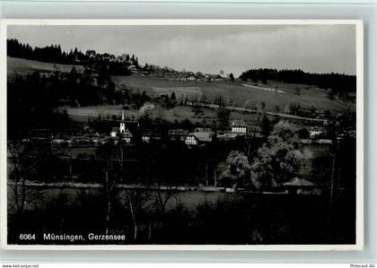 3110 Münsingen Foto AK Teilansicht mit Gerzensee, gute Erhaltung AK. - 13070449
