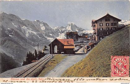 MÜRREN (BE) Elektrische Bahn - Verlag Guggenheim 74247