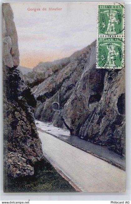 2740 Moutier Montagne-de-Moutier - Straßenpartie, Fluss AKU2 - 50659510