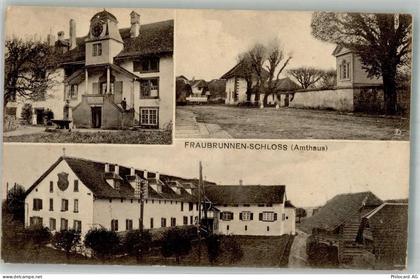 3312 Fraubrunnen 1919 Foto AK Schloss - 13581946