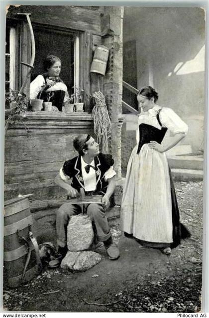 3716 Kandergrund - Tracht Ort lt. Stempel - 39491989