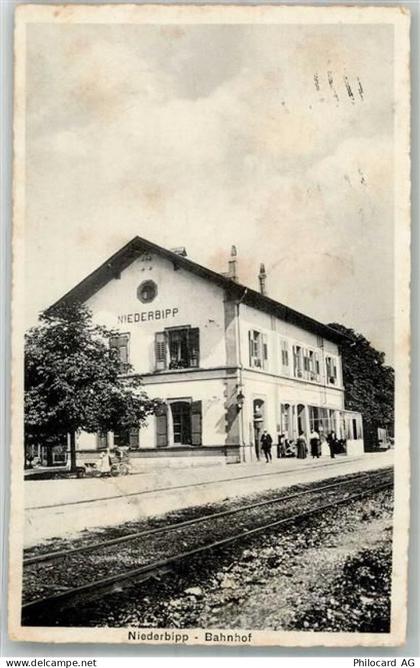 4704 Niederbipp 1918 Foto AK Bahnhof - 13581819