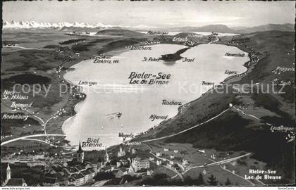 Bielersee Panoramakarte