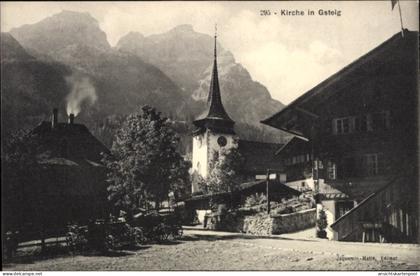 CPA Gsteig bei Gstaad Kanton Bern, Kirche