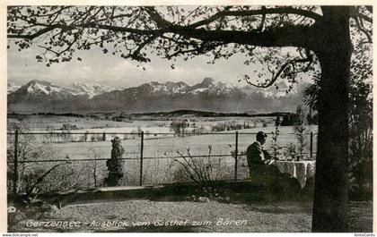 Gerzensee BE Blick vom Gasthof zum Baeren