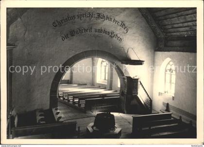 Lauenen Kirche Inneres