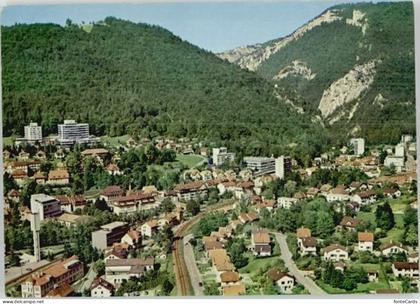 Moutier BE Moutier Fliegeraufnahme