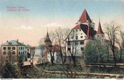 Nidau Bielersee Lac de Bienne BE Chateau de Nidau Feldpost