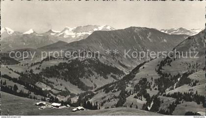 Saanenmoeser Hornberg Restaurant Hornberg Alpenpanorama
