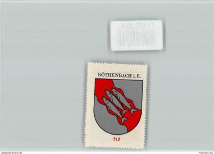 3538 Röthenbach im Emmental - Vignette Wappen Kaffee Hag ca 1920-1940 - 11102184