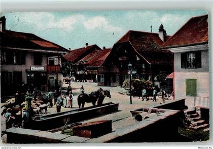 3150 Schwarzenburg - Idylle Am Dorfplatz Ort handschriftlich - 10397786