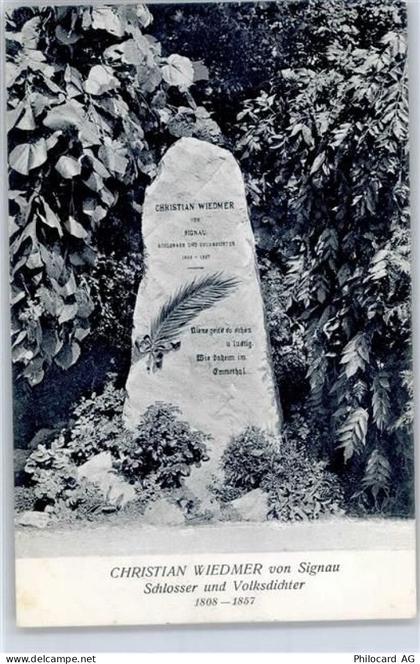 3534 Signau - Denkmal Christian Wiedmar Feldpost - 51424169