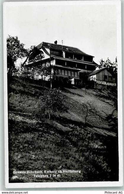 3612 Steffisburg Foto AK Pension Rohrbach Emberg - 13232590