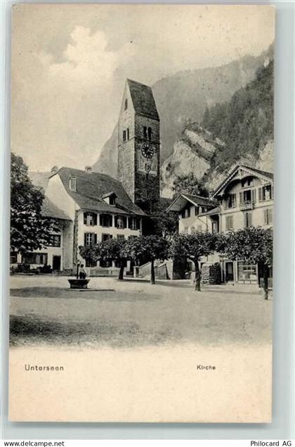 3800 Unterseen 1912 - Kirche - 10604684