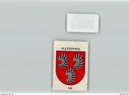 3665 Wattenwil - Vignette Wappen Kaffee Hag ca 1920-1940 - 11102335
