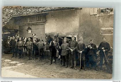 3532 Zäziwil 1921 Foto AK Uniform Pferde Ort lt. Stempel - 10694588