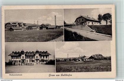 3052 Zollikofen 1917 Foto AK Molkerei- Schule - 13673430