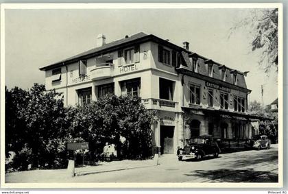 3052 Zollikofen Foto AK Auto Gasthaus zum Bären Metzgerei - 13306152