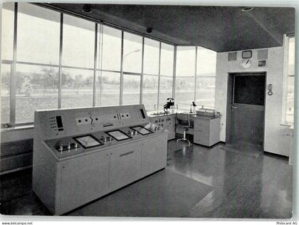 4127 Birsfelden Foto AK Rheinkraftwerk Schiffsschleuse Bedienraum - 38211753