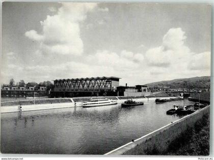 4127 Birsfelden Foto AK Rheinkraftwerk Vorhafen - 38211754