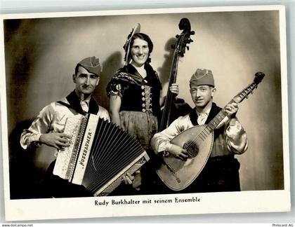 4127 Birsfelden Foto AK Rudy Burkhalter mit Ensemble Foto Willi Musiker... - 39691214
