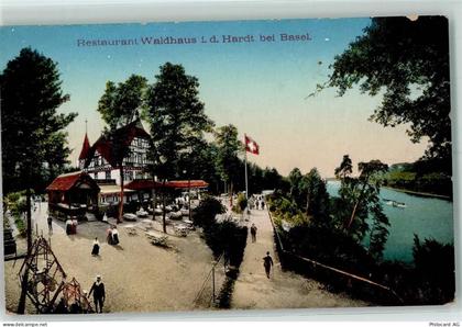 4127 Birsfelden Gebrauchsspuren Restaurant Waldhaus in der Hardt bei Bas... - 10217508