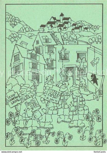 Liestal BL FuesKp 1/54 Liestal  Militaria Grusskarte Regimentskarte