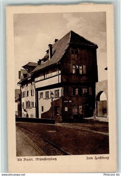 4000 Basel Bâle Kupfertiefdruck Münsterplatz - 10065514